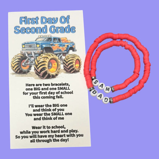 Back to school bracelet set