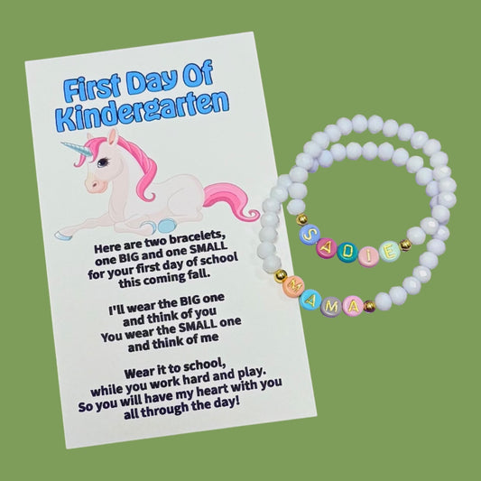 Back to school bracelet set